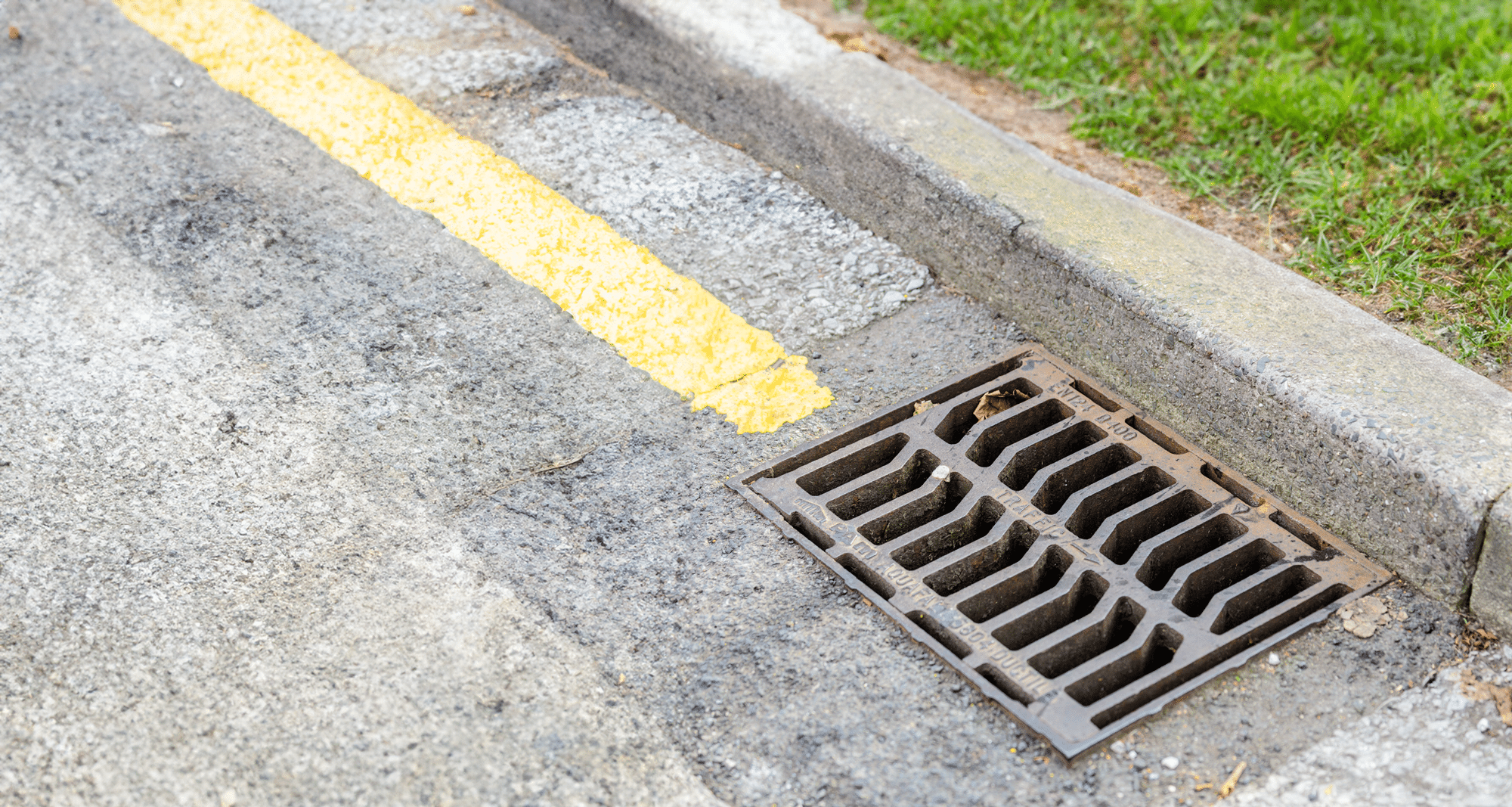 drain on the road